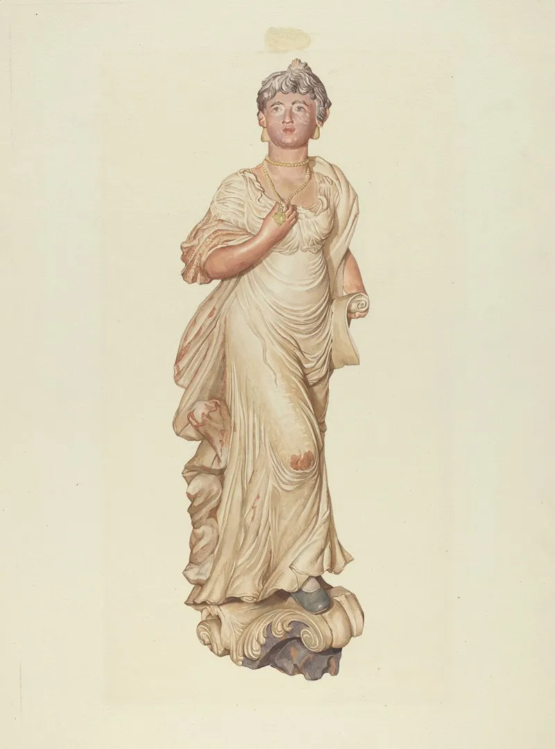 Figurehead From The Sloop Postmaster