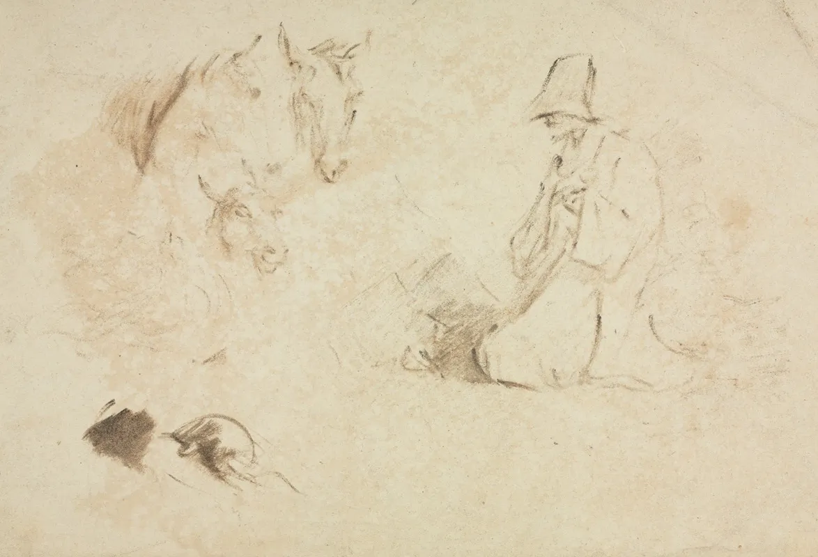 Figures And Animals Wall Art by Thomas Gainsborough - High-Resolution Digital Print