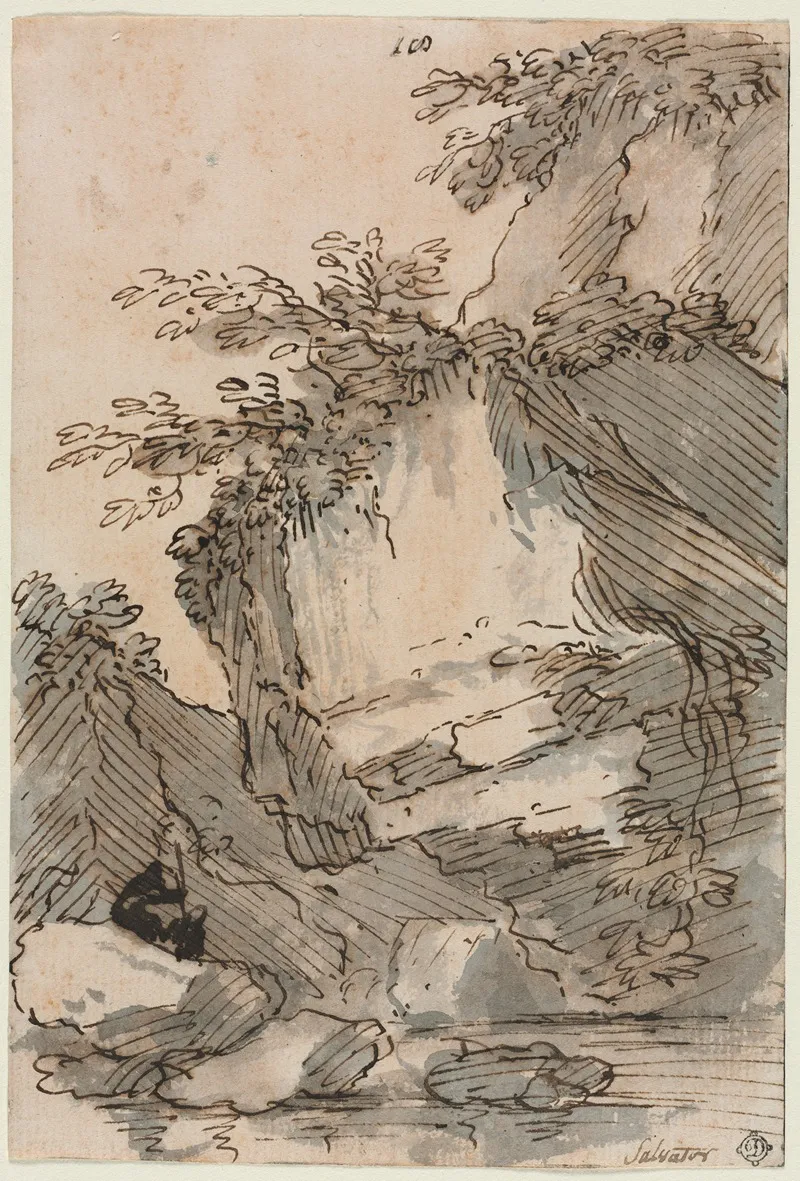 Figures By A Rocky Pool 1660 1673