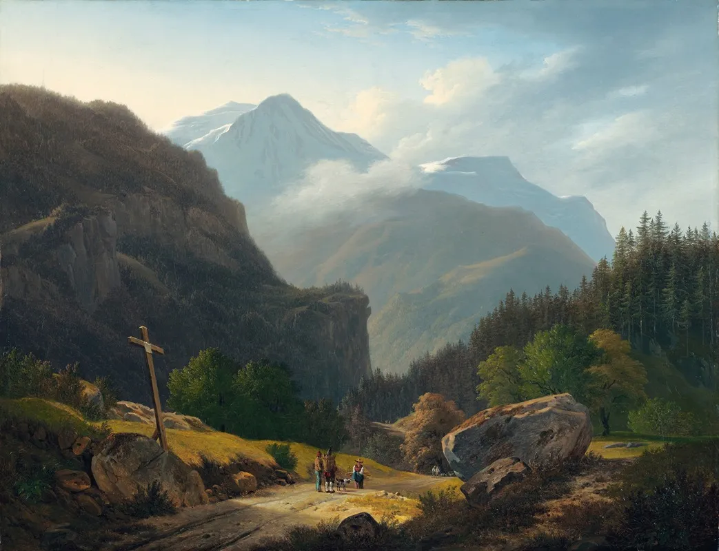 Figures With Montains