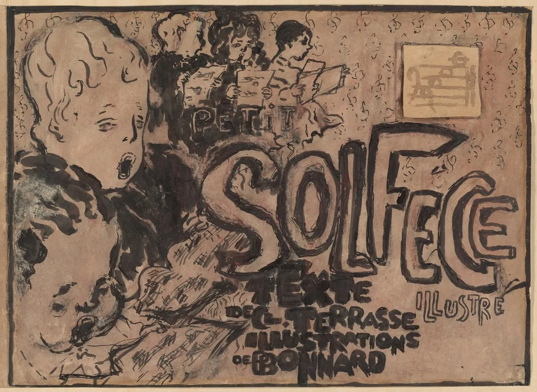 Final Study For The Cover Of Petit Solfege Illustre Wall Art by Pierre Bonnard - High-Resolution Digital Print