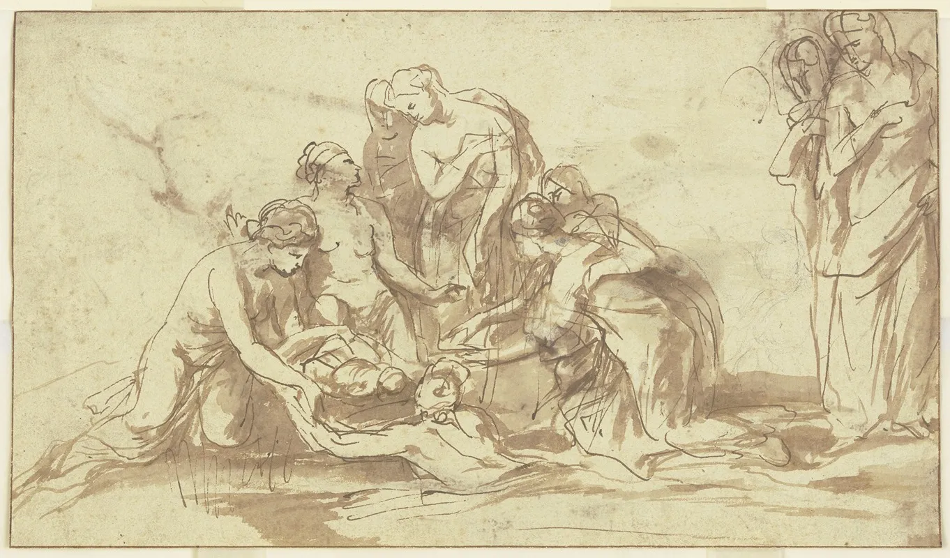 Finding Of Moses 3 Wall Art by Peter Paul Rubens - High-Resolution Digital Print