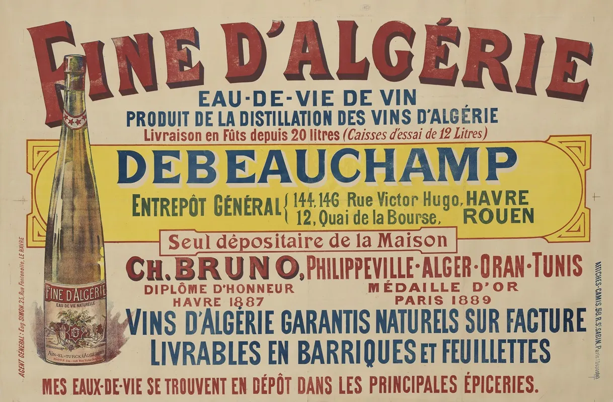 Fine Dalgerie Eau De Vie De Vin