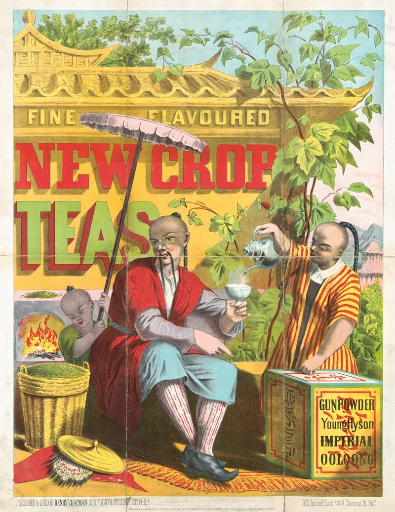Fine Flavored New Crop Teas Wall Art by Morris H. Traubel - High-Resolution Digital Print