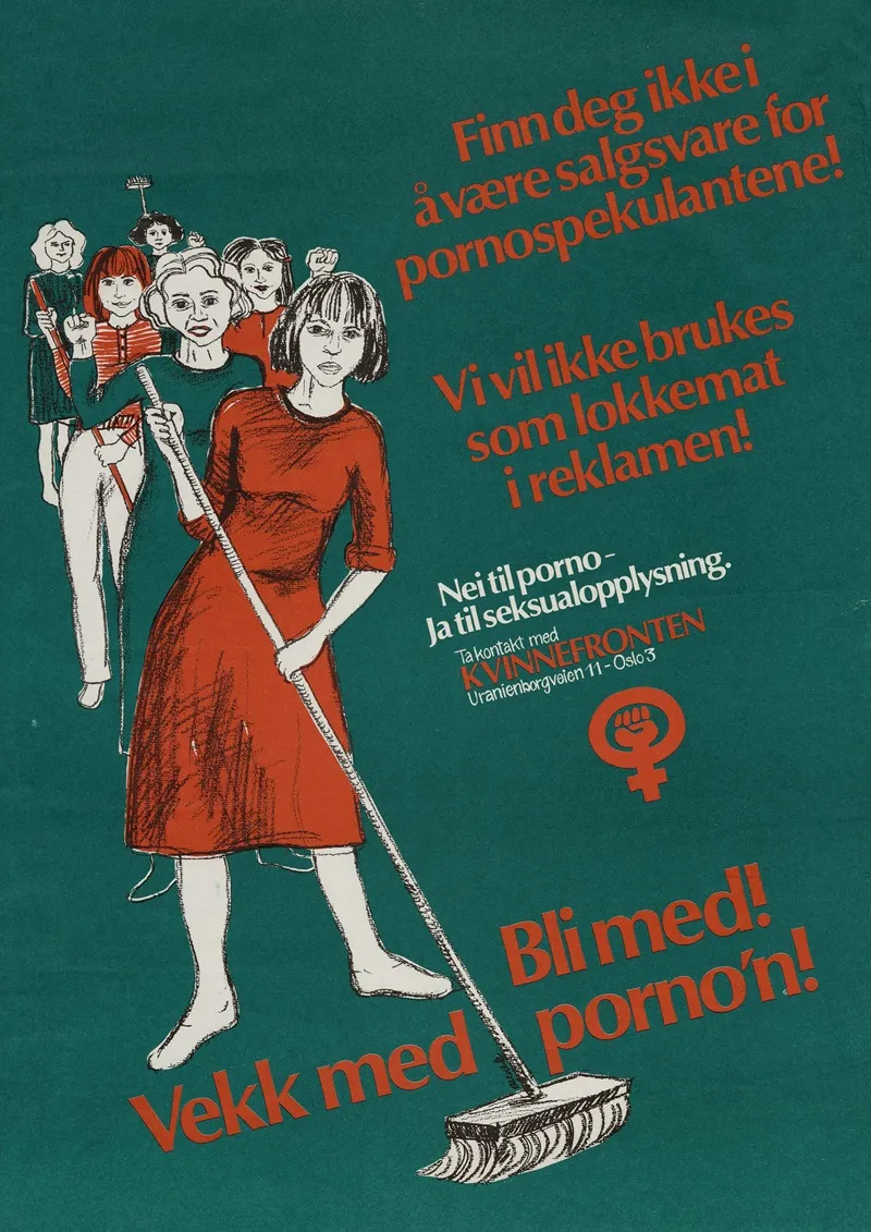 Finn Deg Ikke I A Vaere Salgsvare For Pornospekulatene Wall Art by Kvinnefronten (The Women's Front) - High-Resolution Digital Print