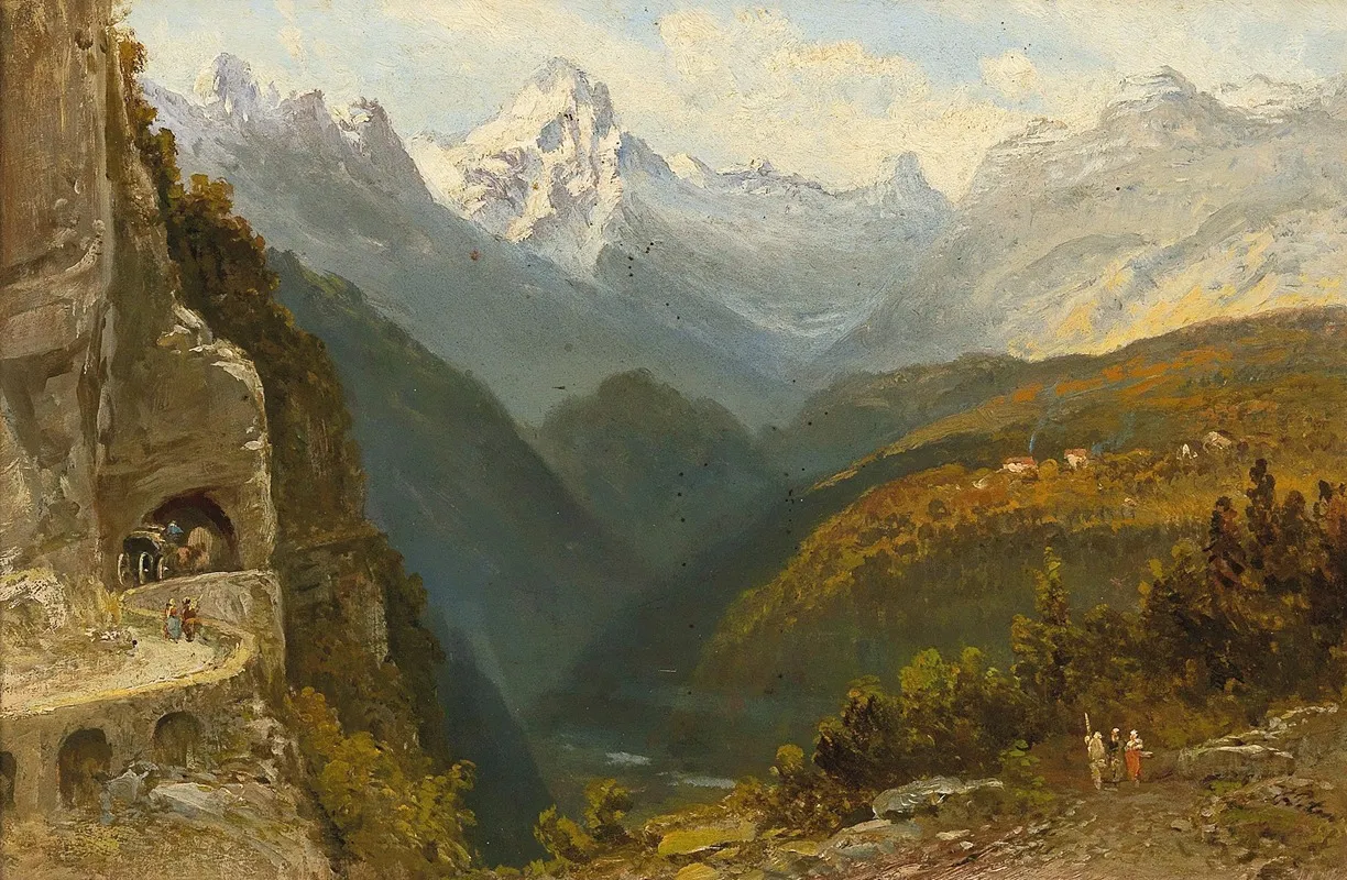 Finstermurz In Tyrol Wall Art by Pieter Franciscus Peters - High-Resolution Digital Print