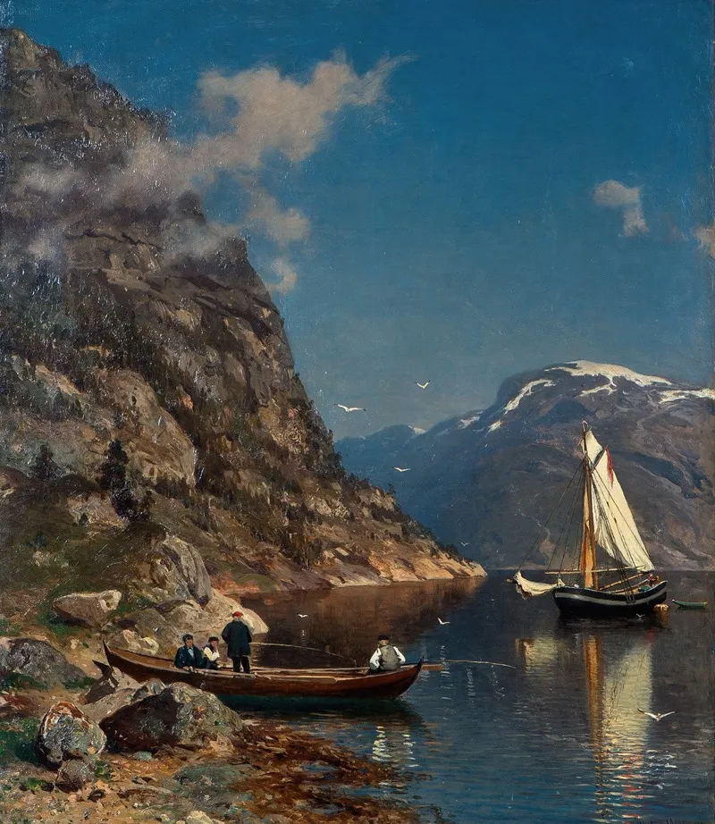 Fiord Landscape Wall Art by Morten Müller - High-Resolution Digital Print