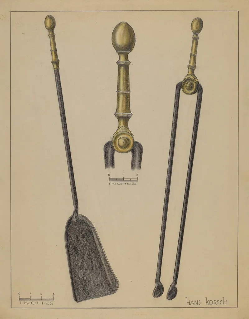 Fire Tongs And Shovel 2