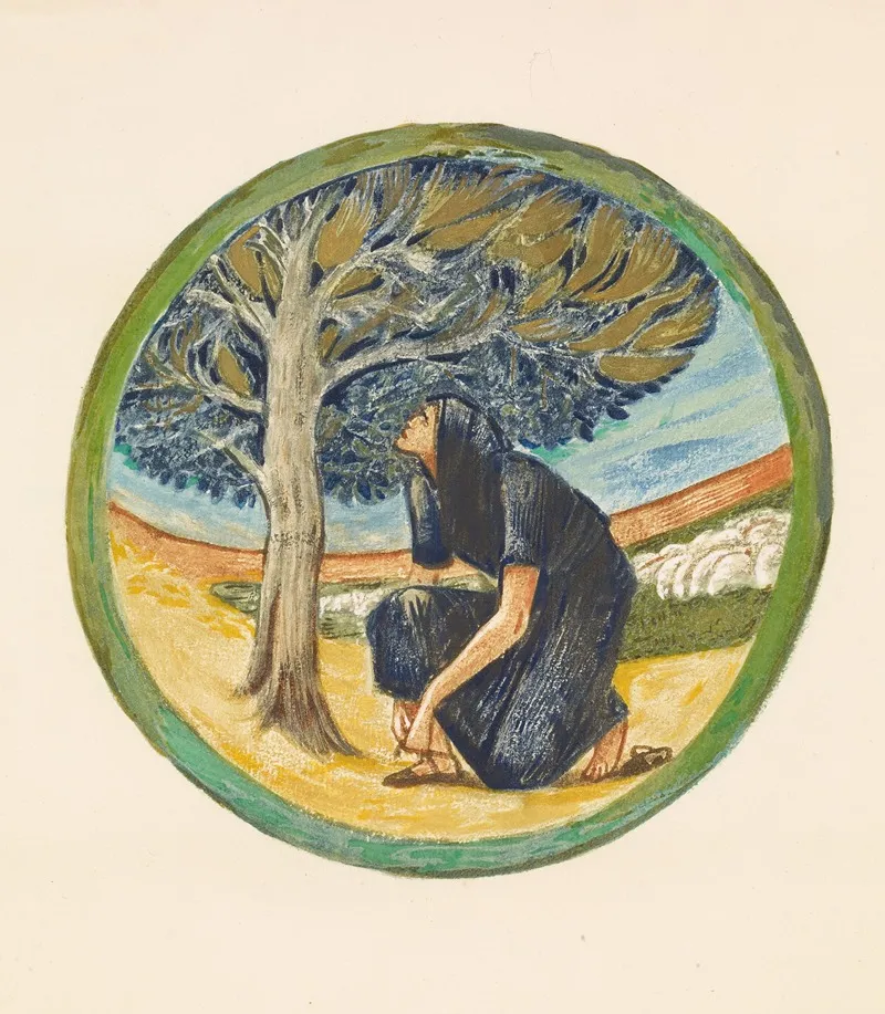 Fire Tree Wall Art by Sir Edward Coley Burne-Jones - High-Resolution Digital Print