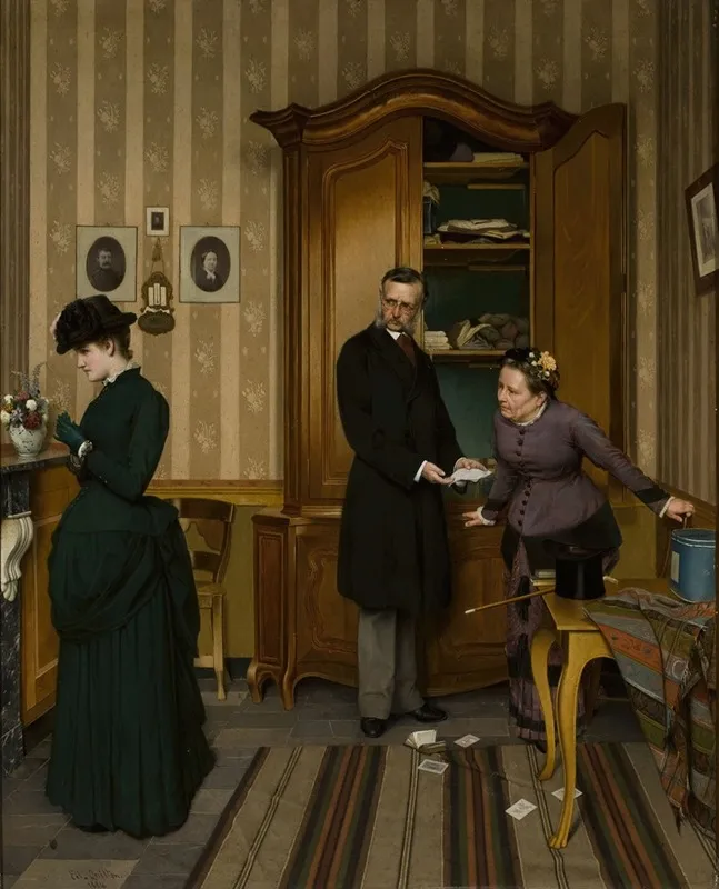 First Love Letter Wall Art by Edward Quitton - High-Resolution Digital Print