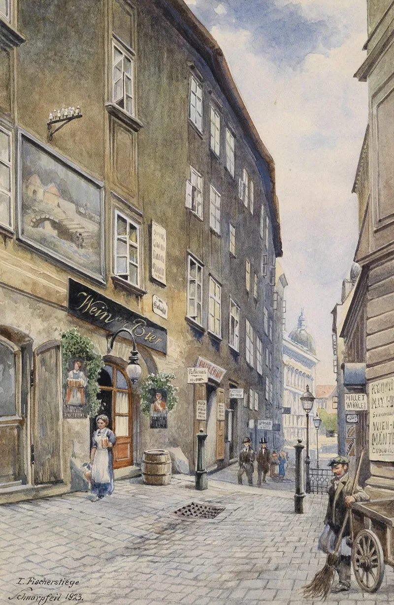 Fischerstiege Wall Art by Karl Schnorpfeil - High-Resolution Digital Print