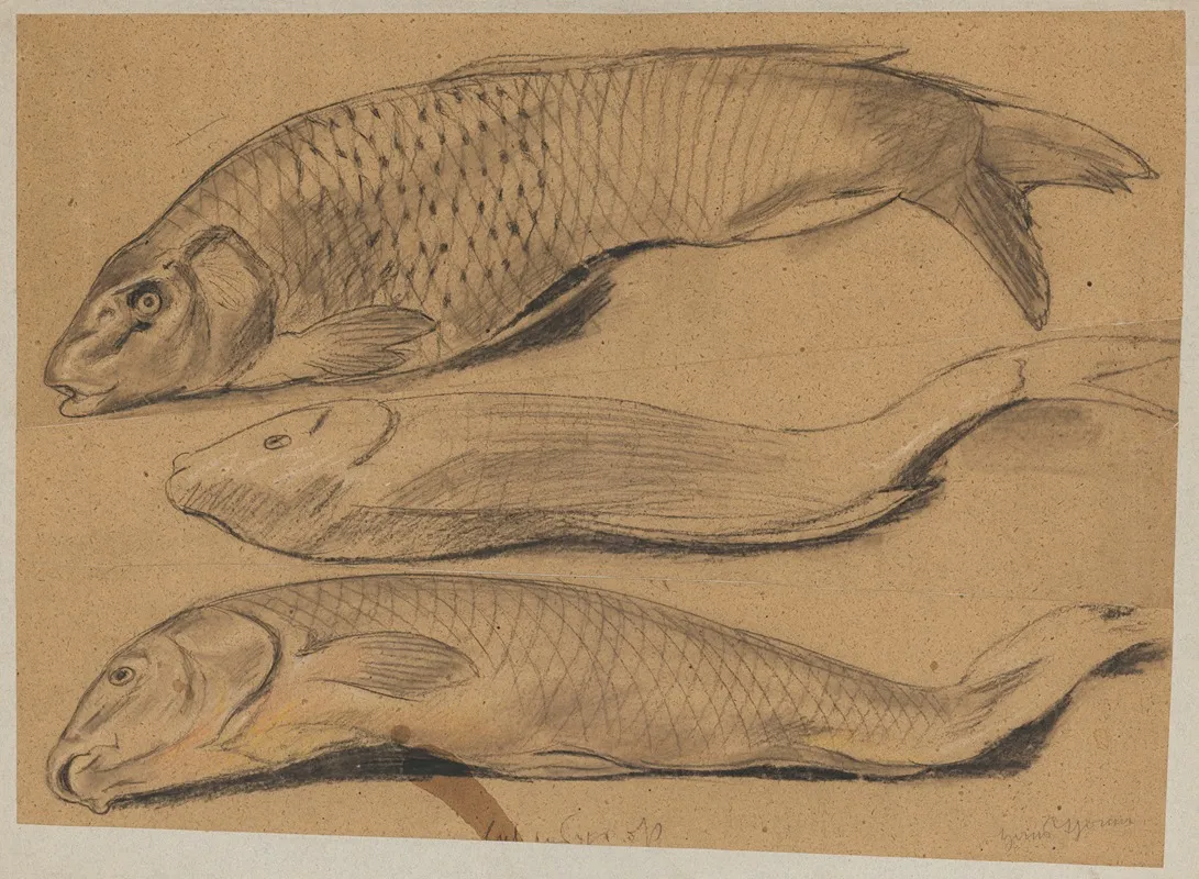 Fish 8 Wall Art by Hans Thoma - High-Resolution Digital Print