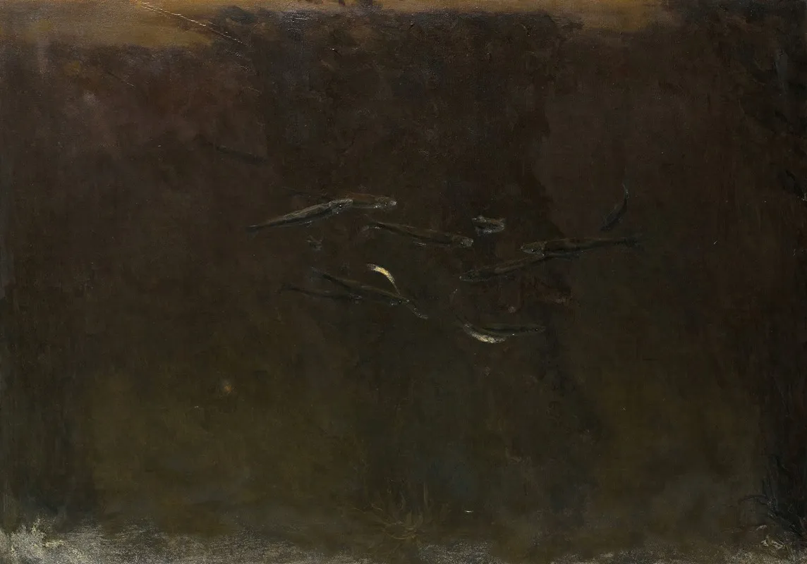 Fish In An Aquarium Wall Art by Gerrit Willem Dijsselhof - High-Resolution Digital Print