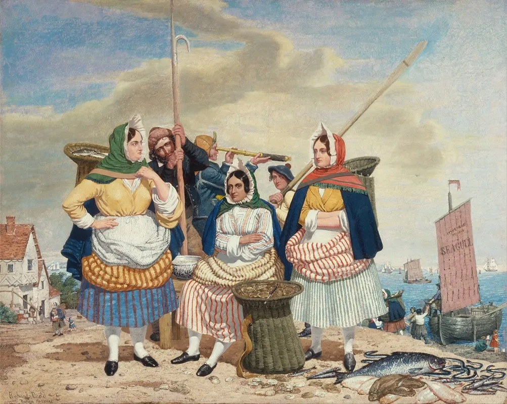 Fish Market By The Sea