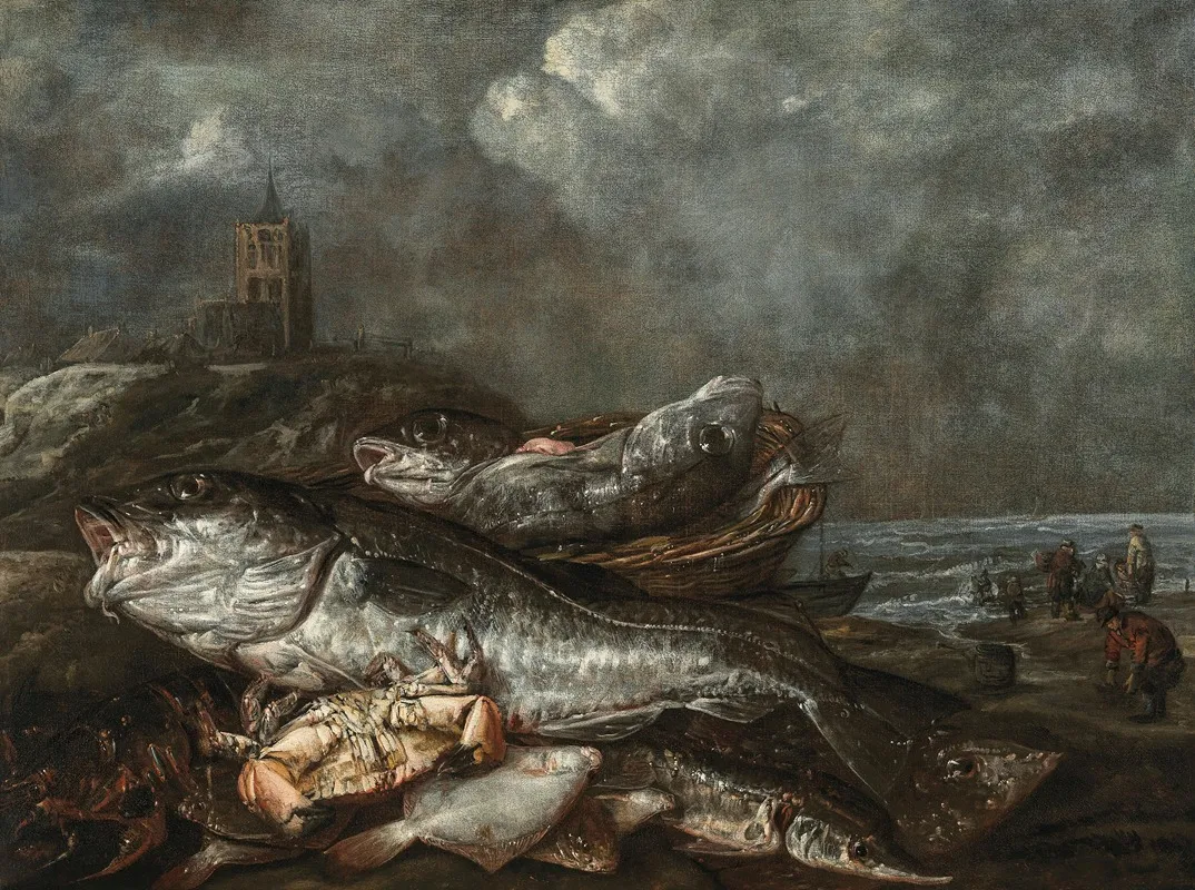 Fish On The Beach At Egmond