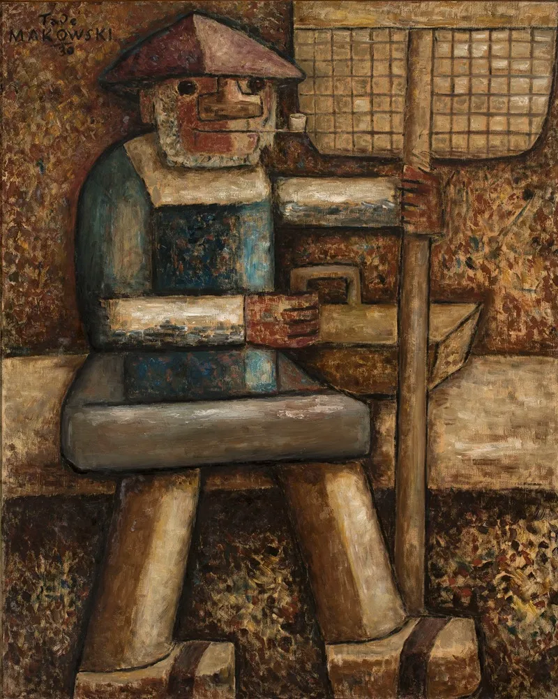Fisherman 5 Wall Art by Tadeusz Makowski - High-Resolution Digital Print