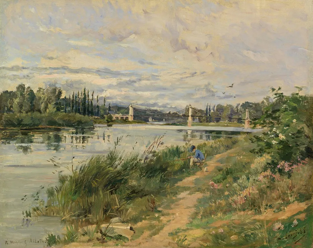Fisherman On The Riverbank