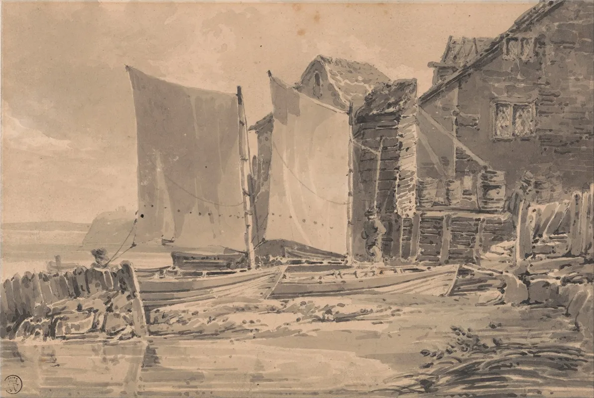 Fishermans Cottage Dover Wall Art by Joseph Mallord William Turner - High-Resolution Digital Print
