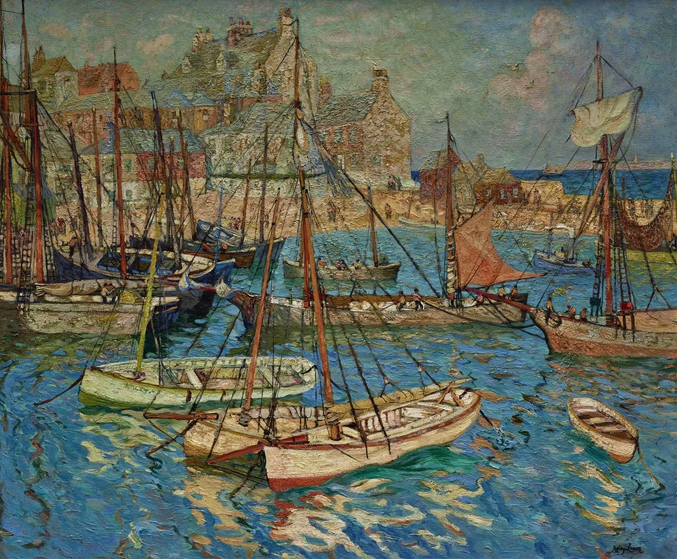 Fishermans Quarters Wall Art by Hayley Lever - High-Resolution Digital Print