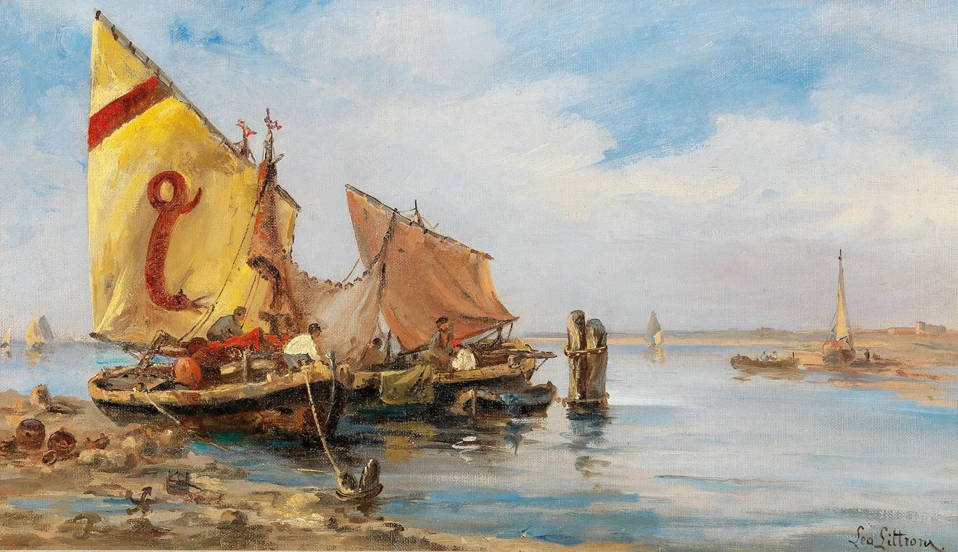 Fishermen In The Venetian Lagoon 2