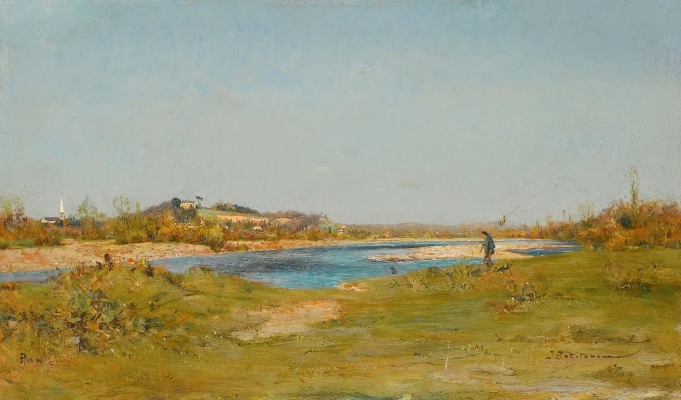 Fishermen Near Pau