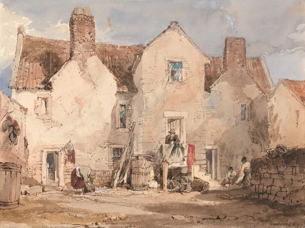Fishermens Houses At Sculcoats Near Hull Yorkshire