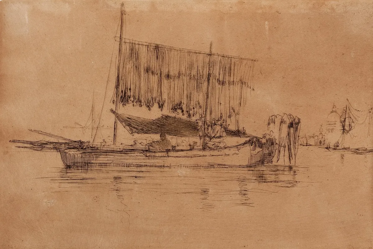Fishing Boat 4 Wall Art by James Abbott McNeill Whistler - High-Resolution Digital Print