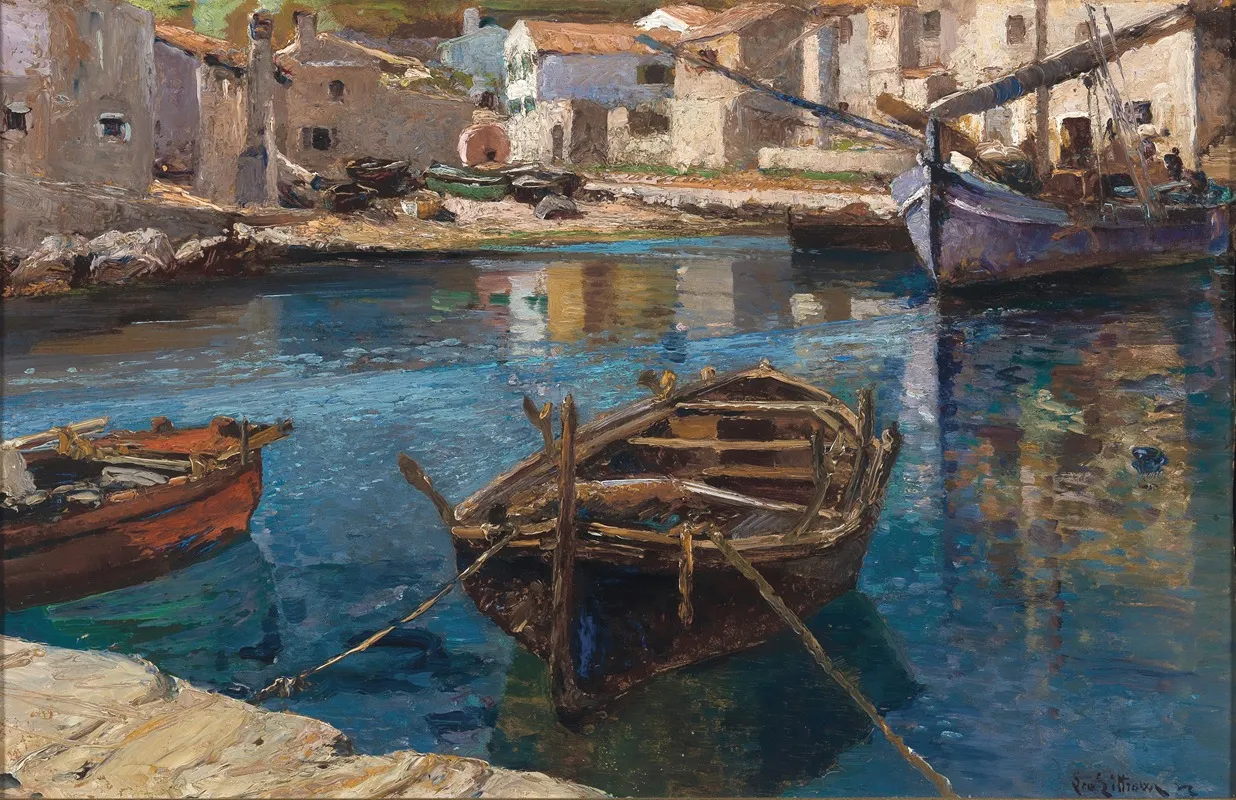 Fishing Boats In The Harbour