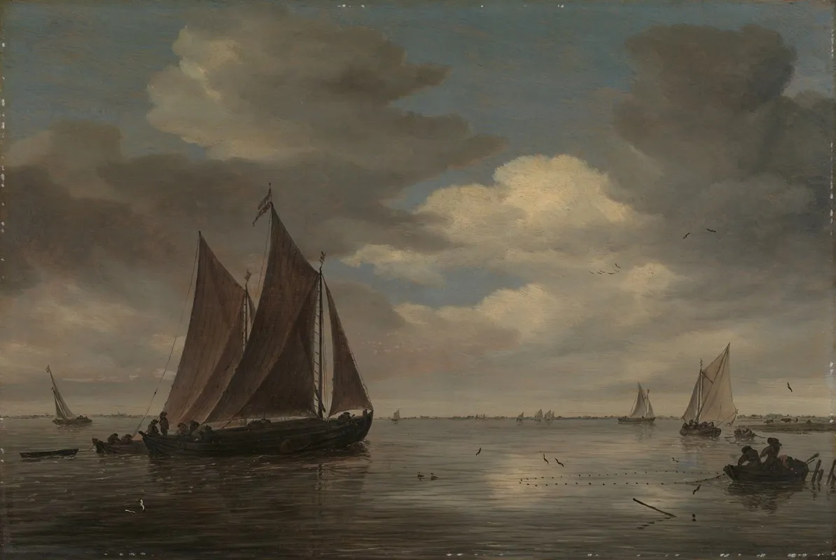 Fishing Boats On A River