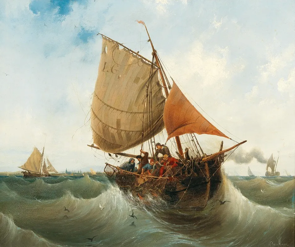 Fishing By The Coast