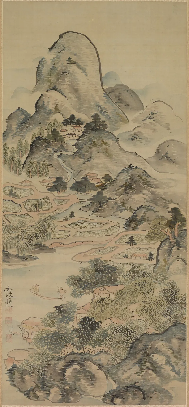 Fishing In Springtime Wall Art by Ike Taiga - High-Resolution Digital Print