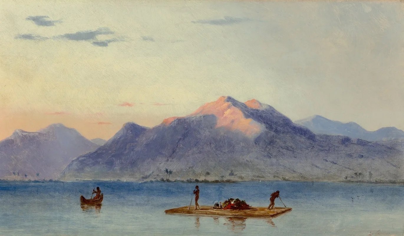 Fishing On The Lake Of Managua Nicaragua 2 Wall Art by Judah Levasseur - High-Resolution Digital Print