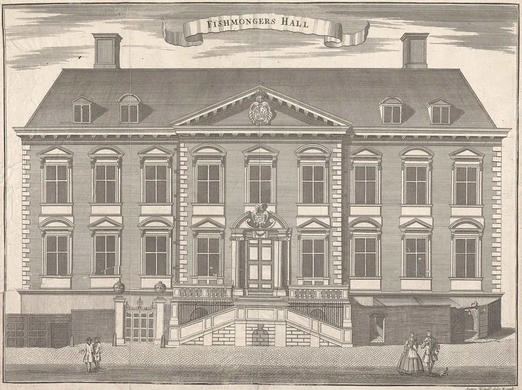 Fishmongers Hall Wall Art by Sutton Nicholls - High-Resolution Digital Print