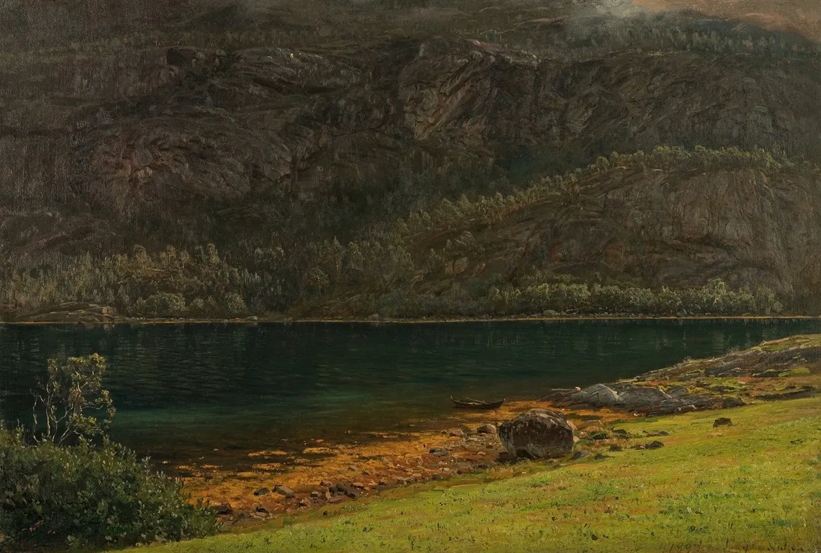 Fjellveggteroen Wall Art by Amaldus Nielsen - High-Resolution Digital Print