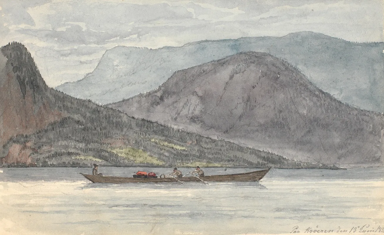 Fjordlandskab Med Robad