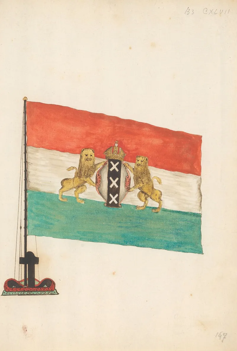 Flag Of Amsterdam