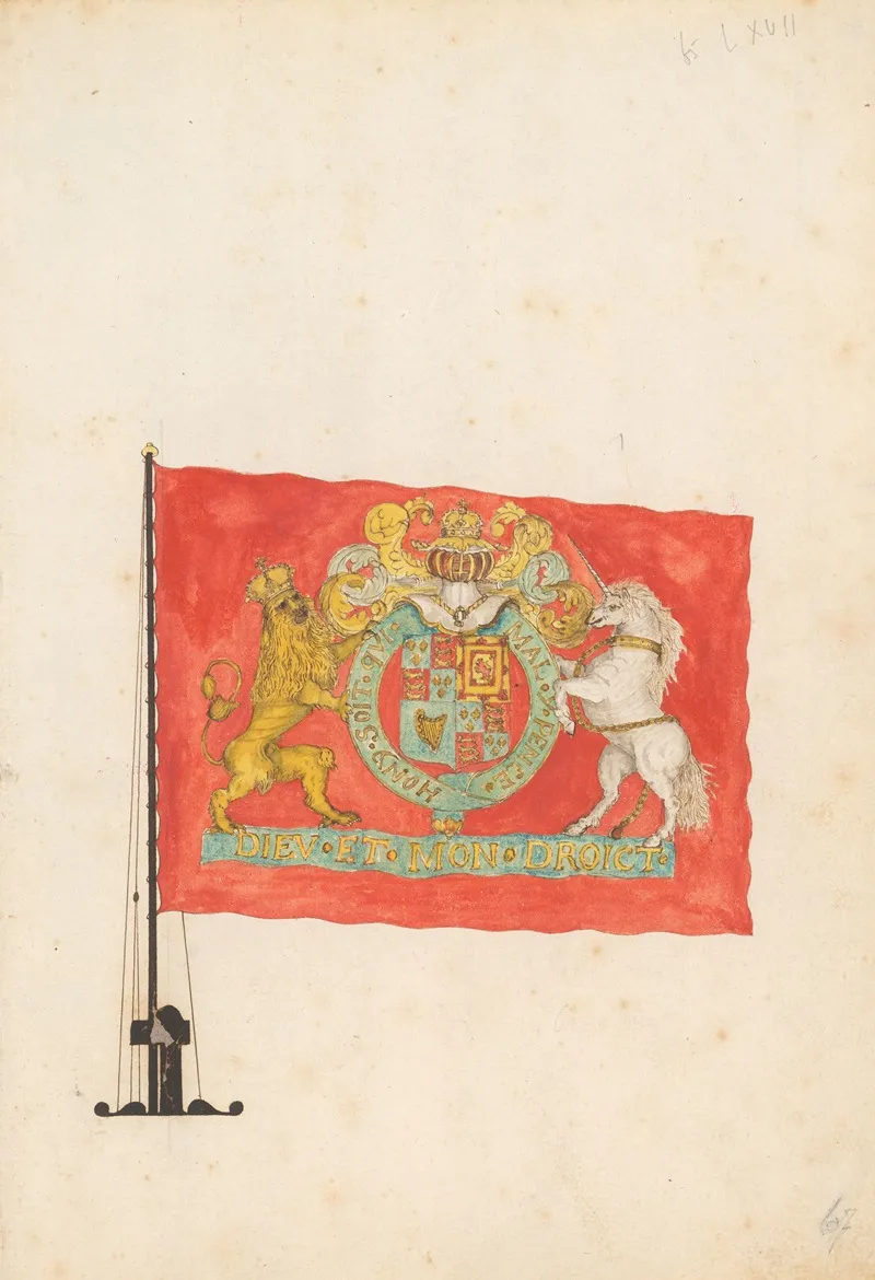 Flag Of Great Britain 6 Wall Art by Anonymous - High-Resolution Digital Print