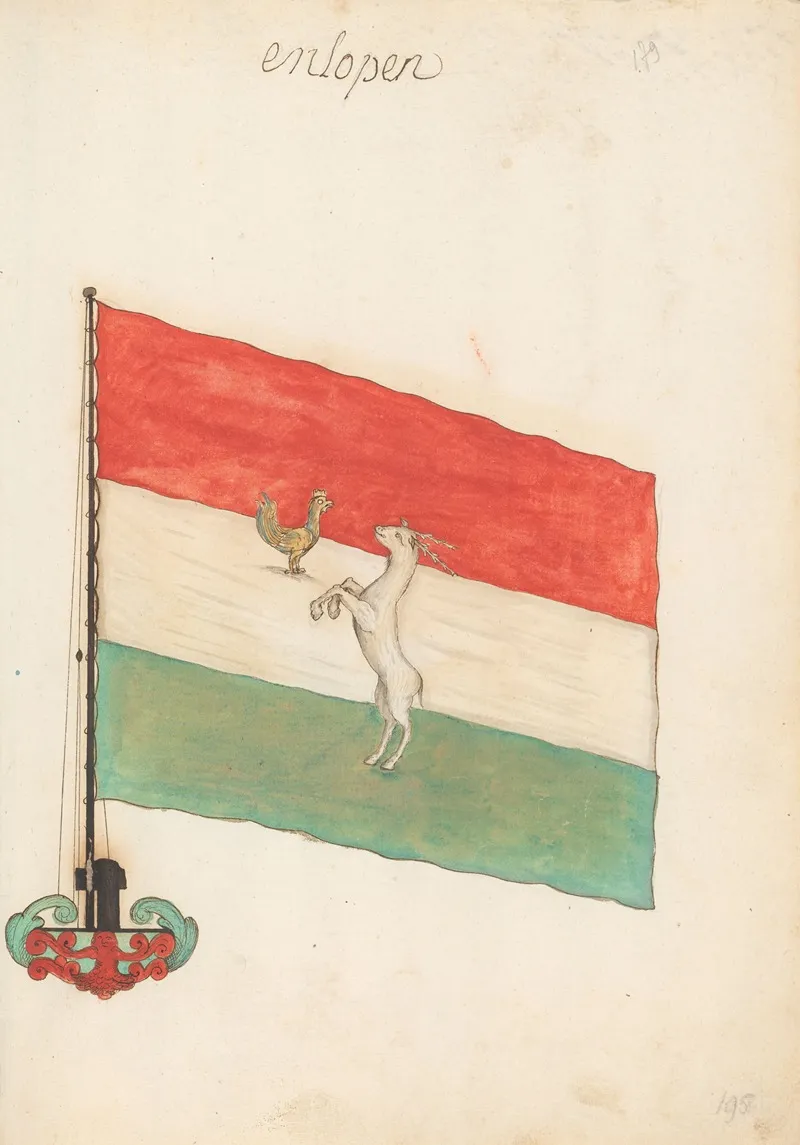 Flag Of Hindeloopen