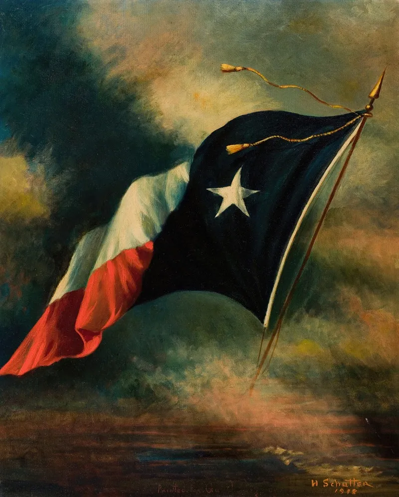 Flag Of Texas Wall Art by Harco Schutter - High-Resolution Digital Print