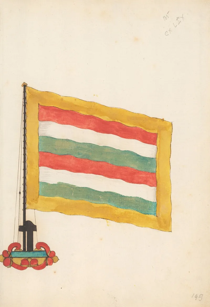 Flag Of The Republic Of The Seven United Netherlands