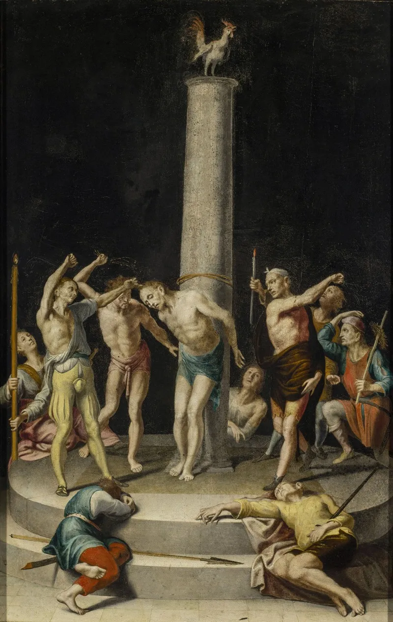 Flagellation Of Christ 3 Wall Art by Pedro de Campana - High-Resolution Digital Print