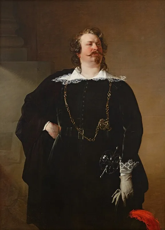 Flamander Burgermeister Baron Pfuel Wall Art by Friedrich von Amerling - High-Resolution Digital Print