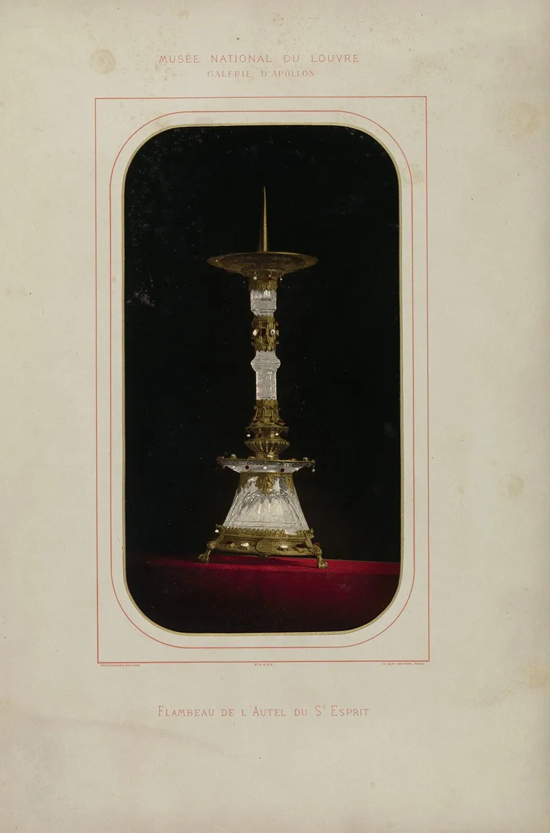 Flambeau De Lautel Du St Esprit Wall Art by Léon Vidal - High-Resolution Digital Print