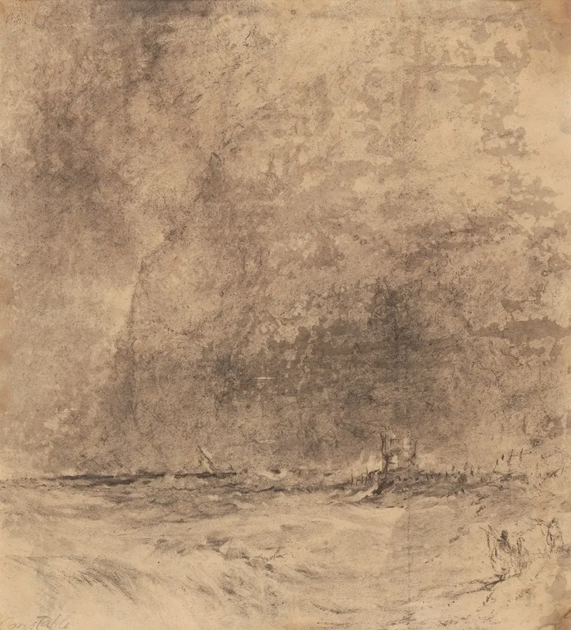 Flamborough Head Wall Art by John Constable - Canvas Print