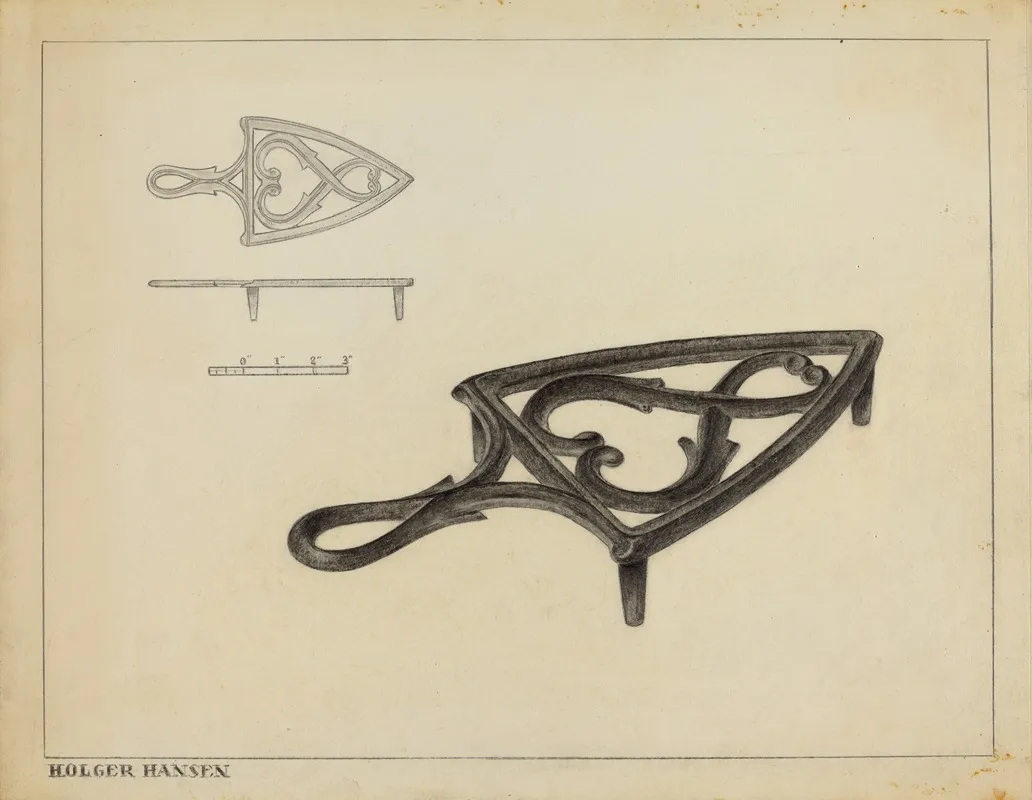 Flat Iron Holder 19