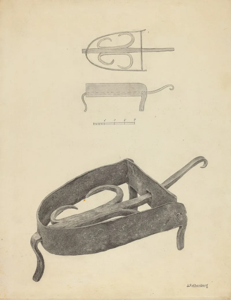 Flat Iron Holder 34