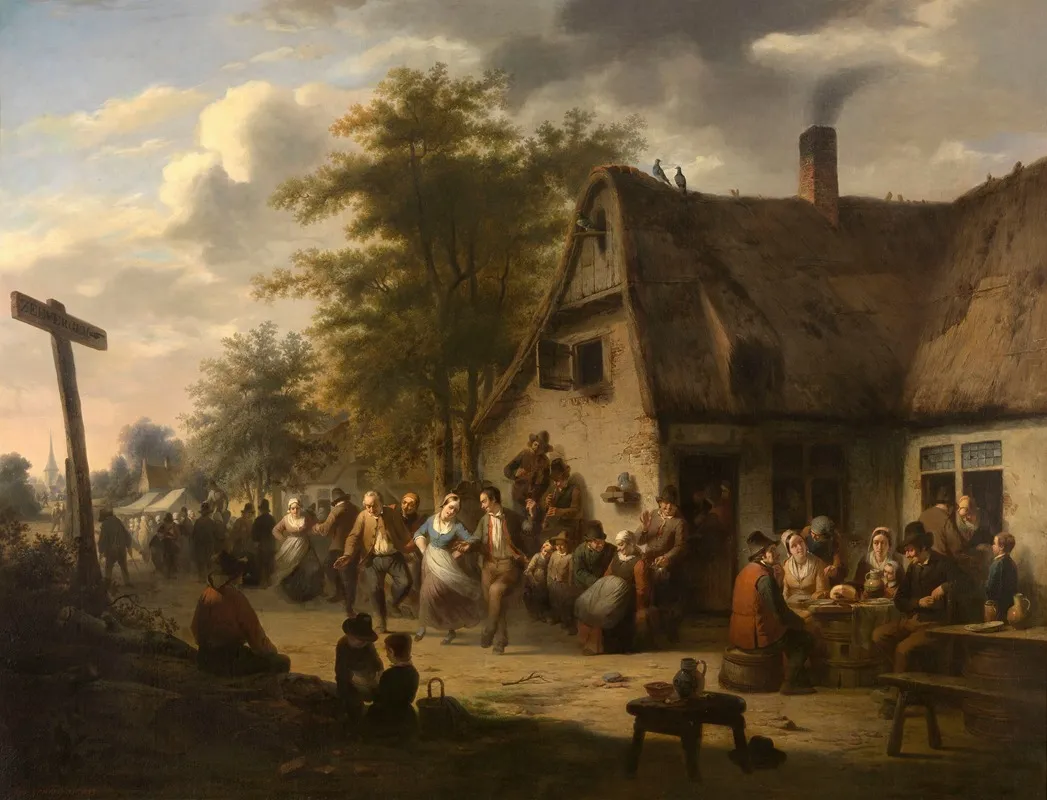 Flemish Kermis Wall Art by Charles Venneman - High-Resolution Digital Print