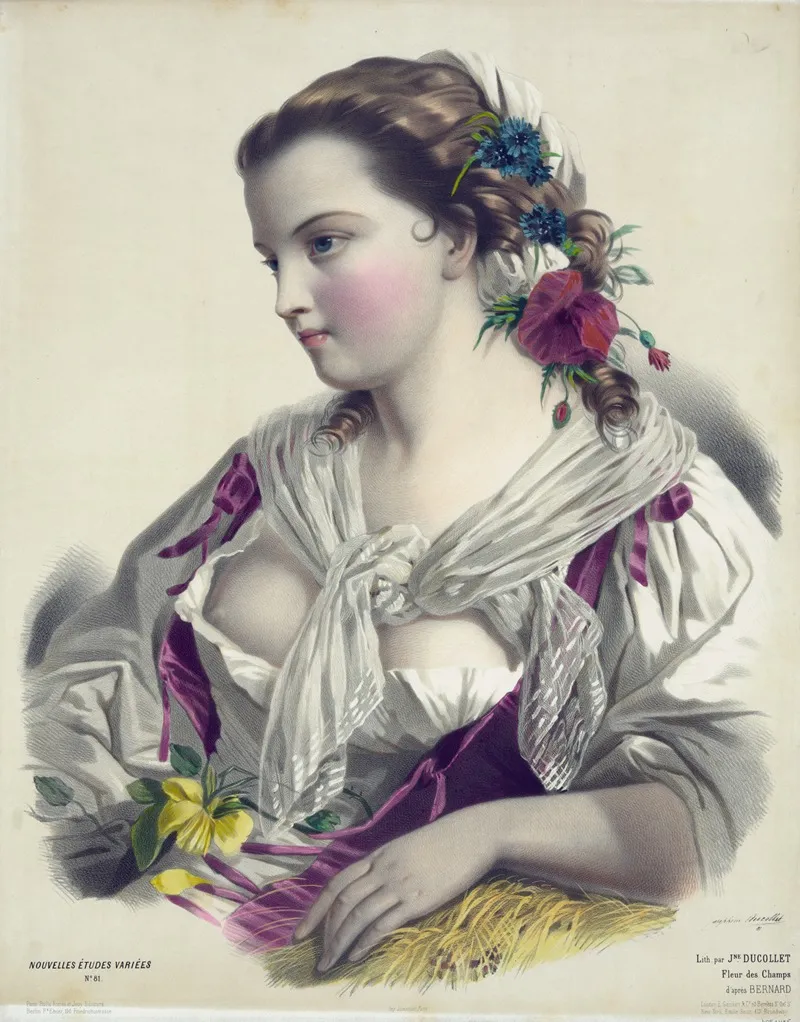 Fleur Des Champs Wall Art by Joséphine Ducollet - High-Resolution Digital Print