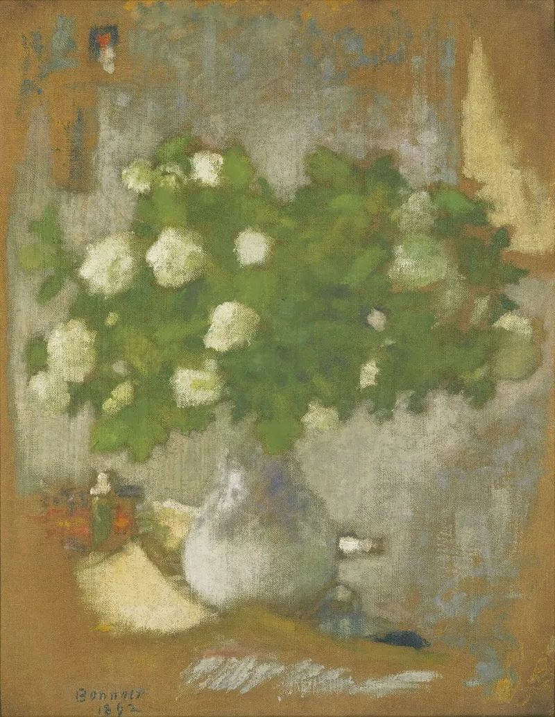 Fleurs Boules De Neige Wall Art by Pierre Bonnard - High-Resolution Digital Print