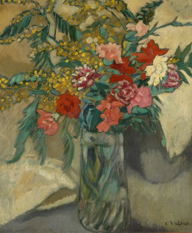 Fleurs Dans Un Vase 2 Wall Art by Louis Valtat - High-Resolution Digital Print